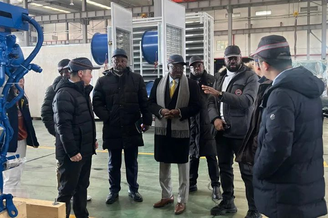 刚果(金）驻华大使巴卢穆埃内到访永利总站能源